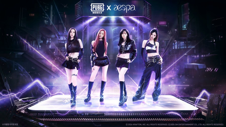 크래프톤, 배틀그라운드 모바일서 aespa 협업…인게임 콘텐츠·이벤트 공개